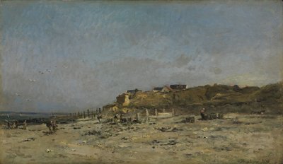 Beach of Villerville, Normandy, 1875 by Charles Francois Daubigny